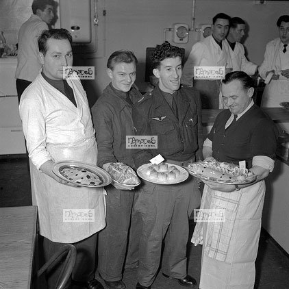 Paris, 02-02, Maison de Gaz de France, concours de cuistots militaires, (2me rgion arienne)